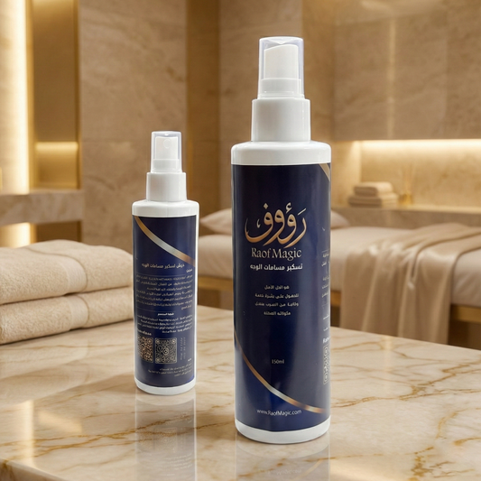 Facial pore-closing spray