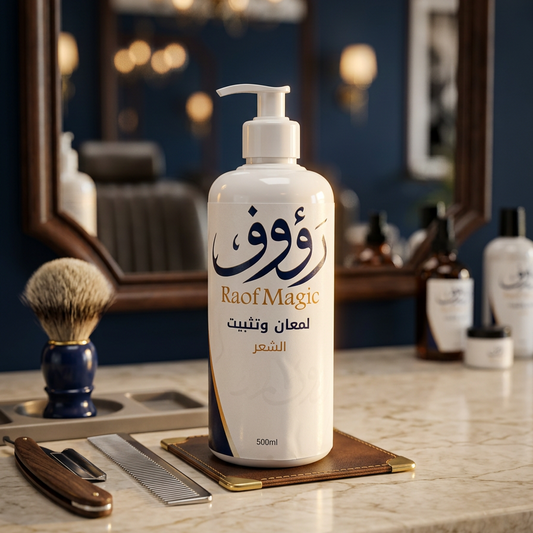 Shiny and fixing hair cream