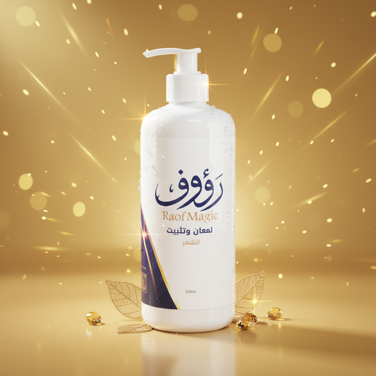 لمعان وتثبيت الشعر