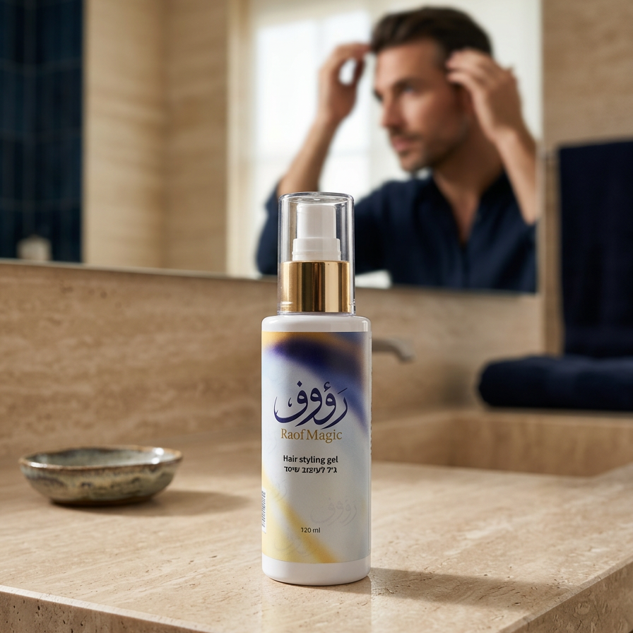 Shiny and fixing hair cream