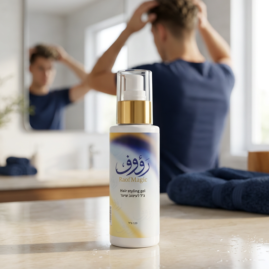 Shiny and fixing hair cream