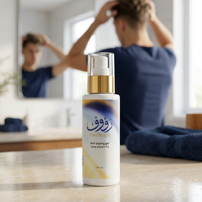 Shiny and fixing hair cream