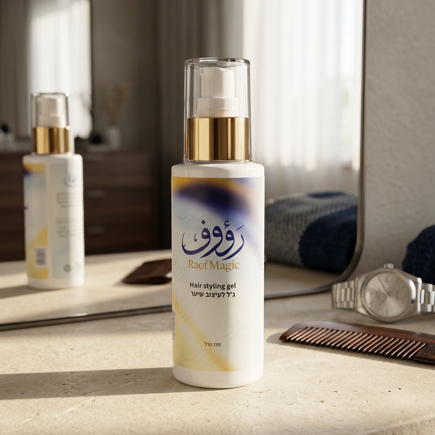 Shiny and fixing hair cream